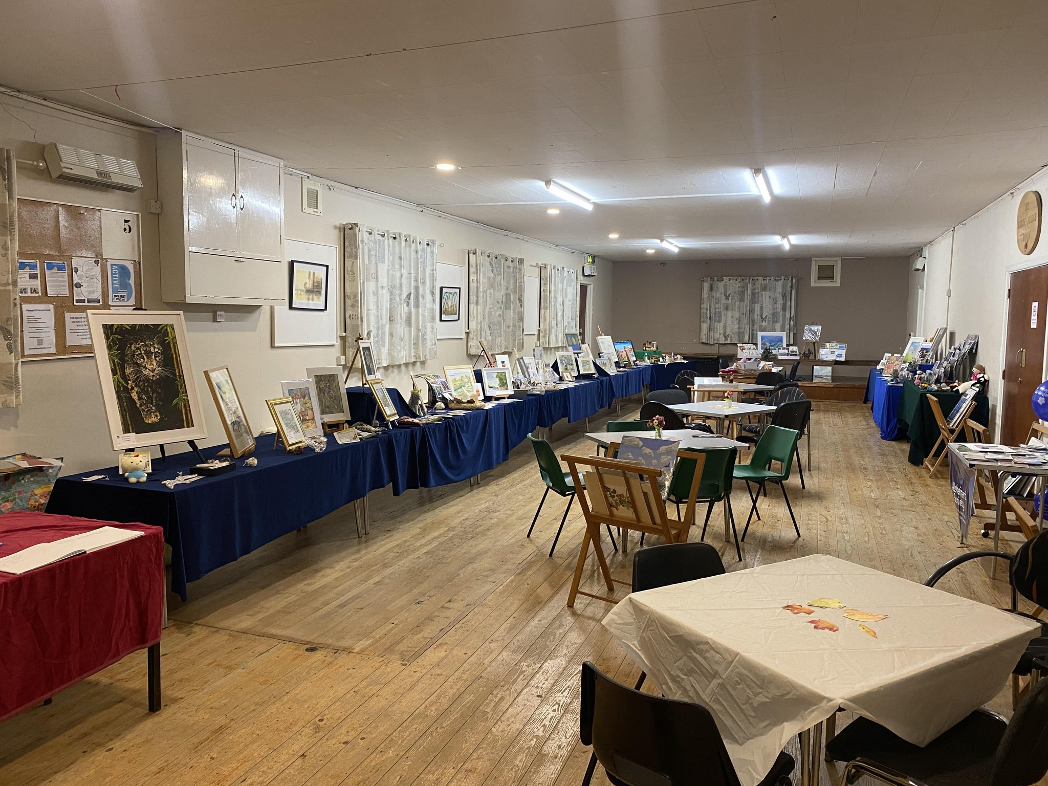 Main hall during an event